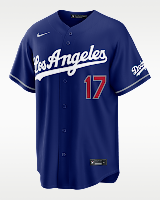 Nike Ohtani 17 Dodge フーディー Shohei Ohtani Los Angeles Dodgers Men's Nike MLB Stadium Jersey